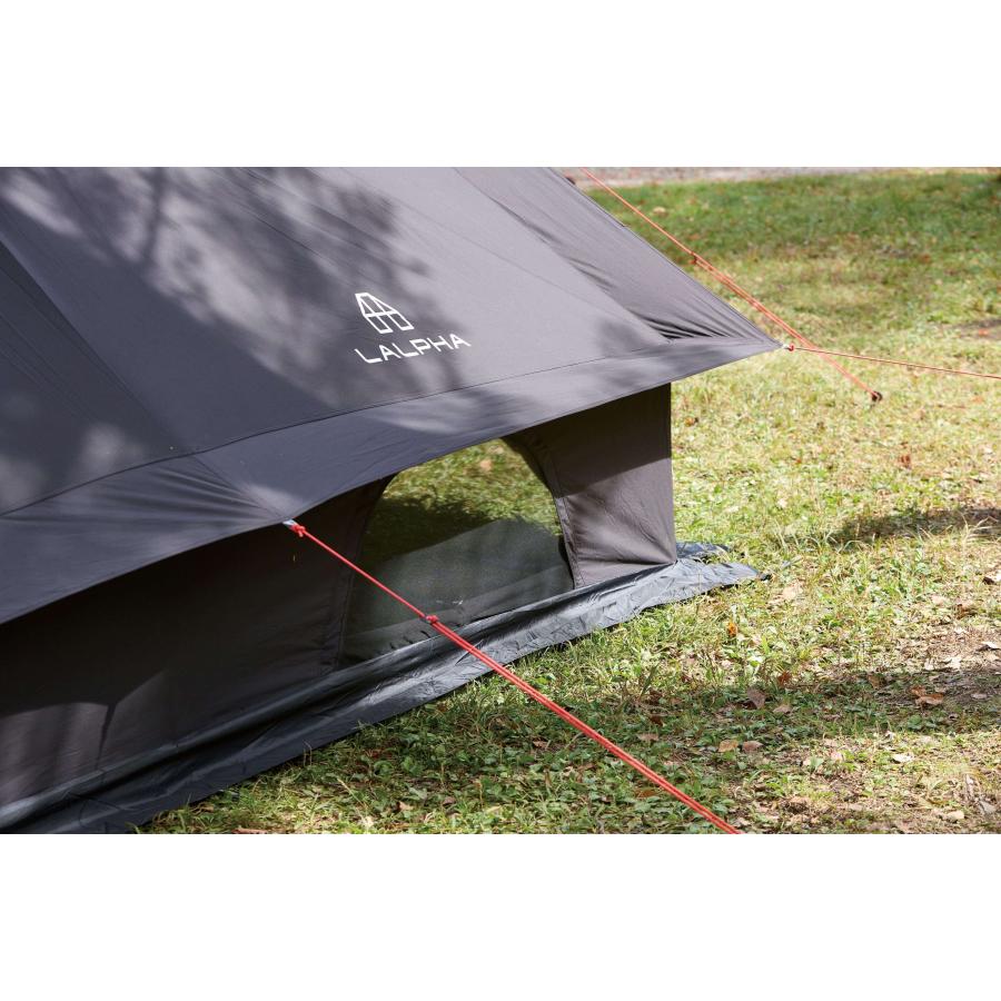 LALPHA ラルファ SIDE-3 TC BK TP-400BK ワンポールテント : LALPHA