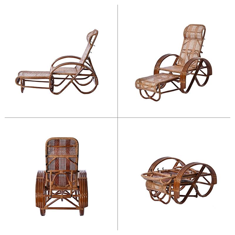 籐の椅子 リクライニングチェア 寝椅子 折りたたみ 和室 M707HR 爆買