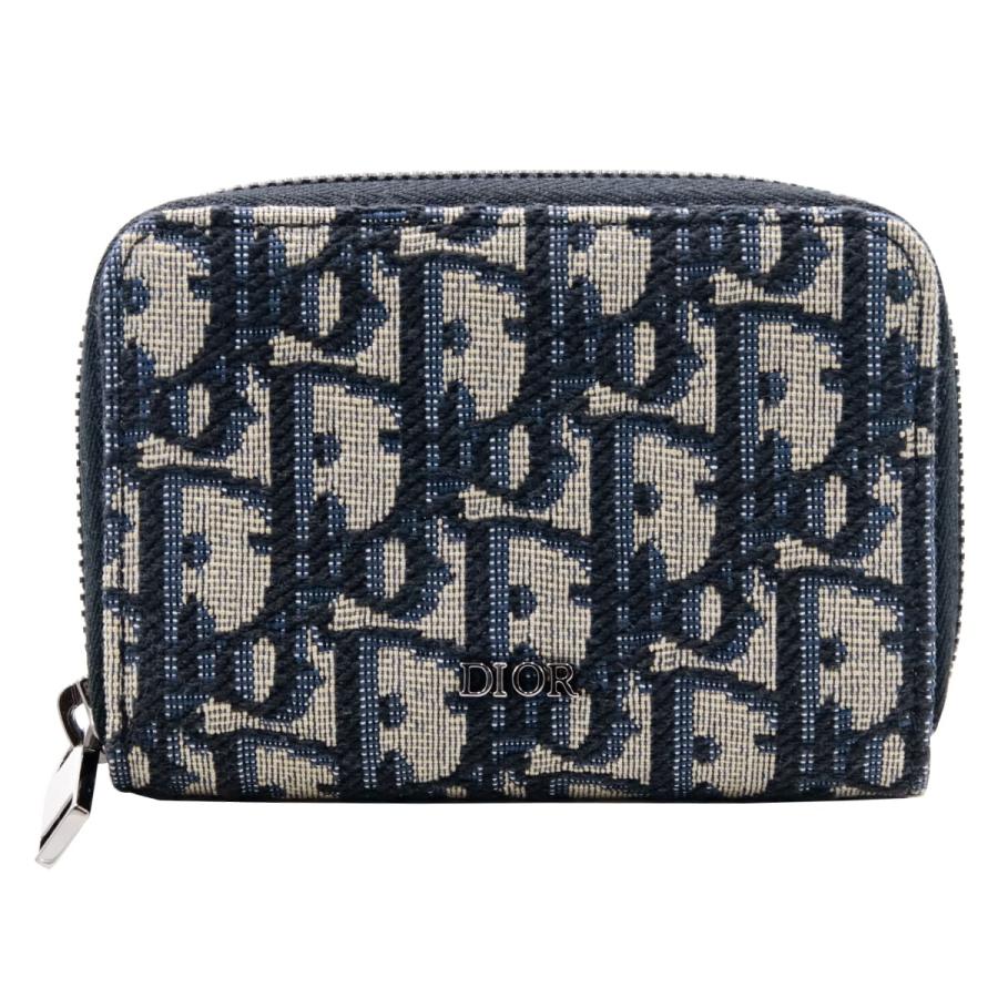ディオール ジップコインケース カードケース Dior オブリーク ジャ