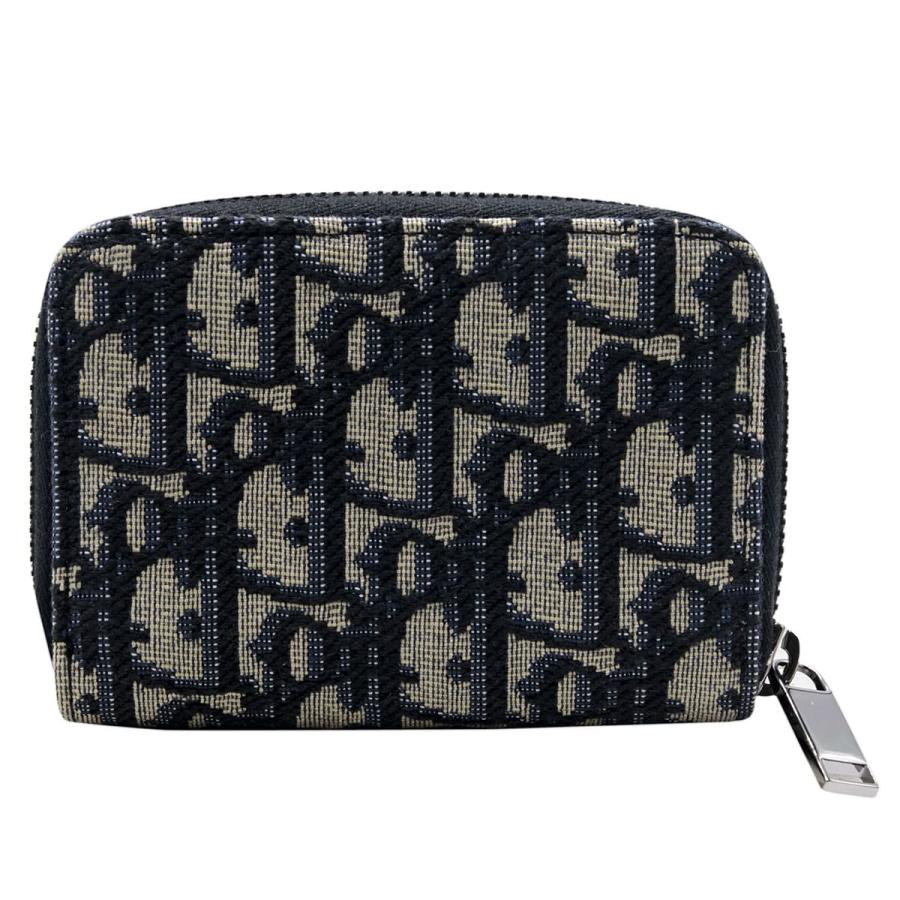 ディオール ジップコインケース カードケース Dior オブリーク ジャ