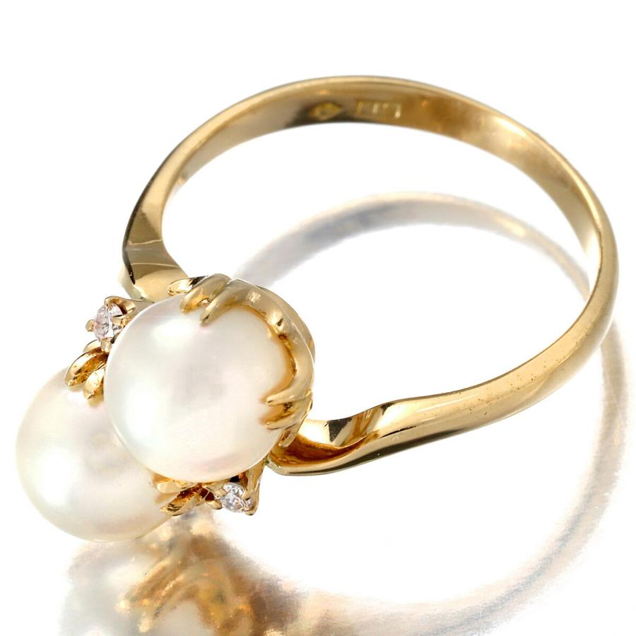 MIKIMOTO（ミキモト） パールリング 指輪 アコヤ真珠 6.5mm
