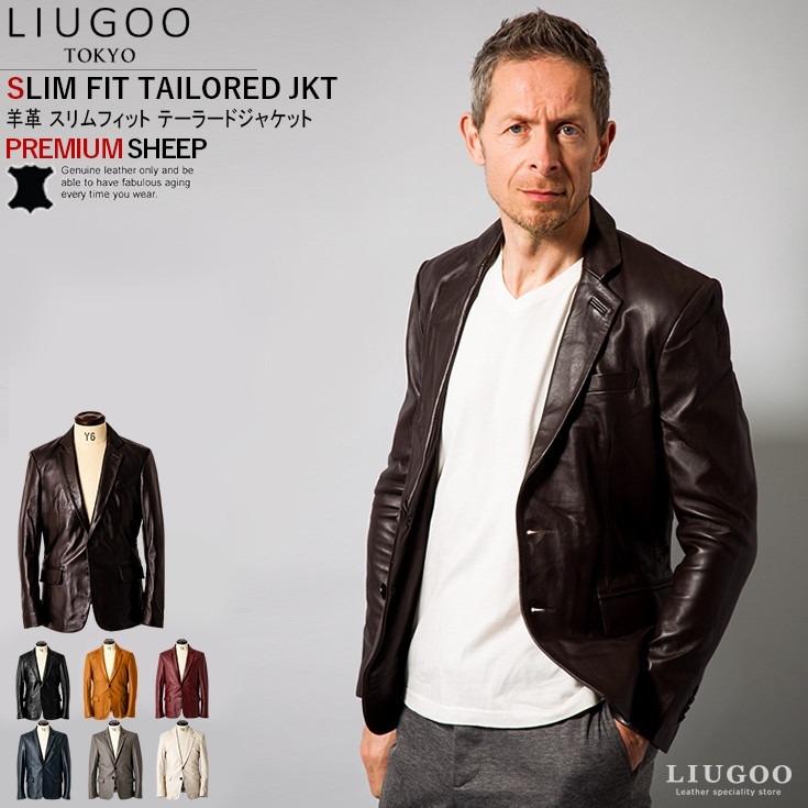 Liugoo Leathers 【20周年記念20%OFFクーポン】LIUGOO 本革 スリム