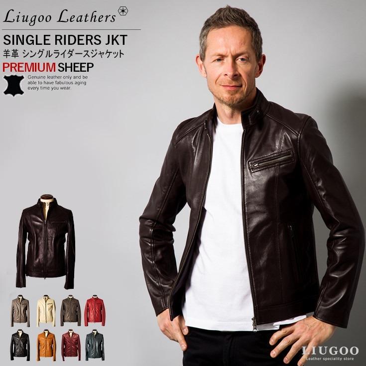 Liugoo Leathers 【20周年記念20%OFFクーポン】革ジャン 本革 シングル