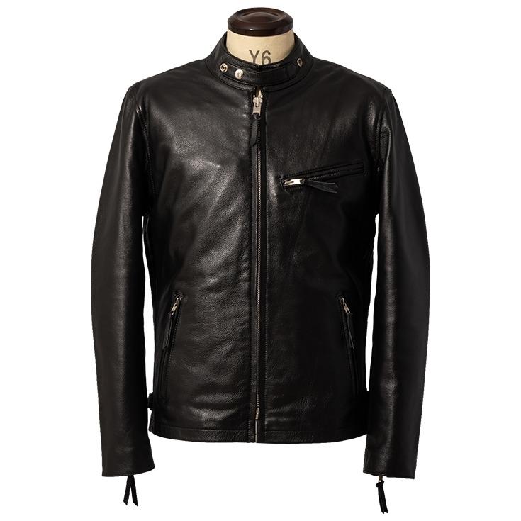 Liugoo Leathers 【50%OFFクーポン】Liugoo Leathers 本革 立襟