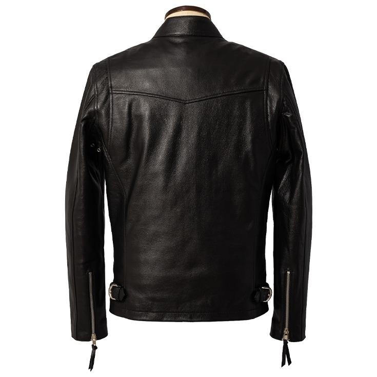 Liugoo Leathers 【50%OFFクーポン】Liugoo Leathers 本革 立襟