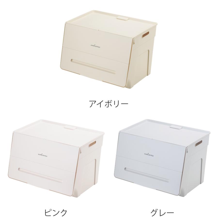 SANKA（サンカ） 収納ボックス 前開き 幅45×奥行34×高さ31cm