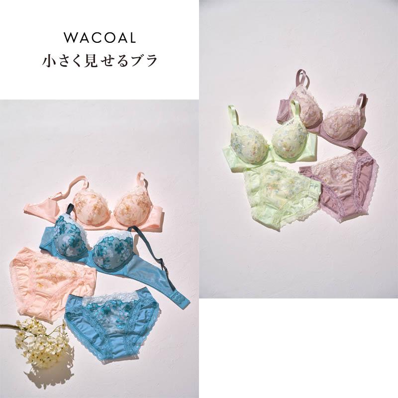 WACOAL（ワコール） 小さく見せるブラ レーシィ ブラジャー 3/4カップ