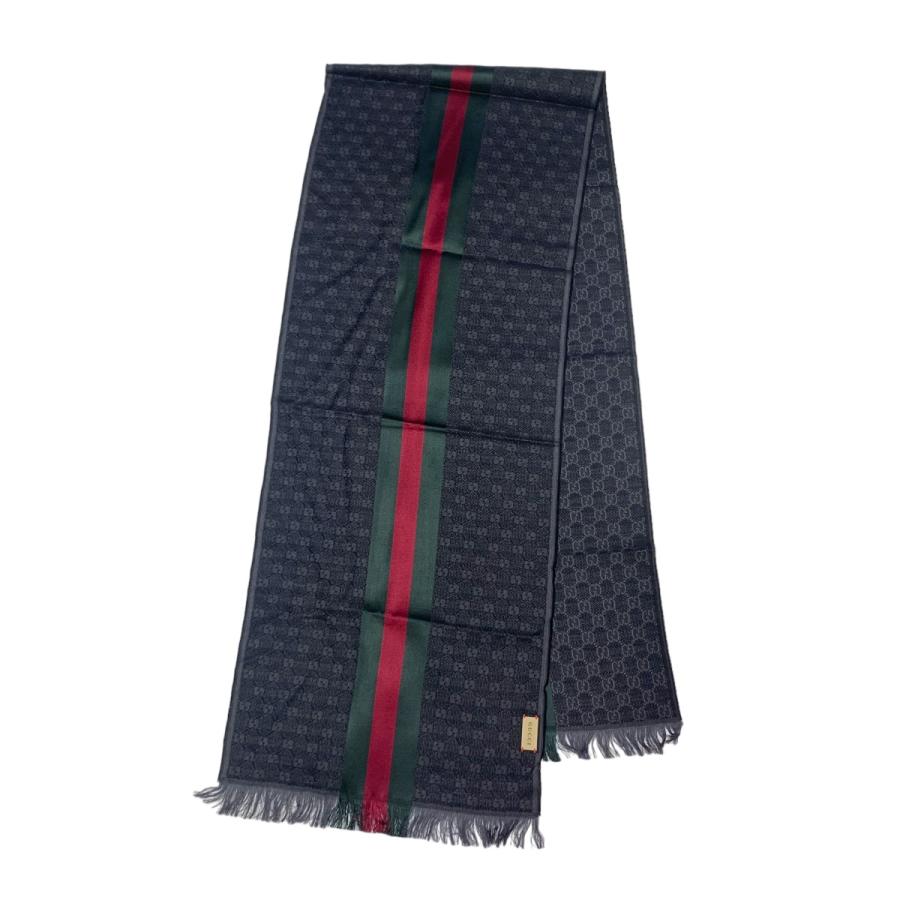 GUCCI（グッチ） マフラー シェリーライン ウール シルク 147351 GG