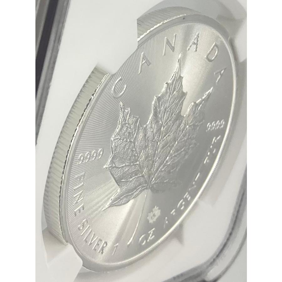 2021年 カナダ メイプルリーフ 1oz 5ドル 銀貨 エリザベス2世 NGC社