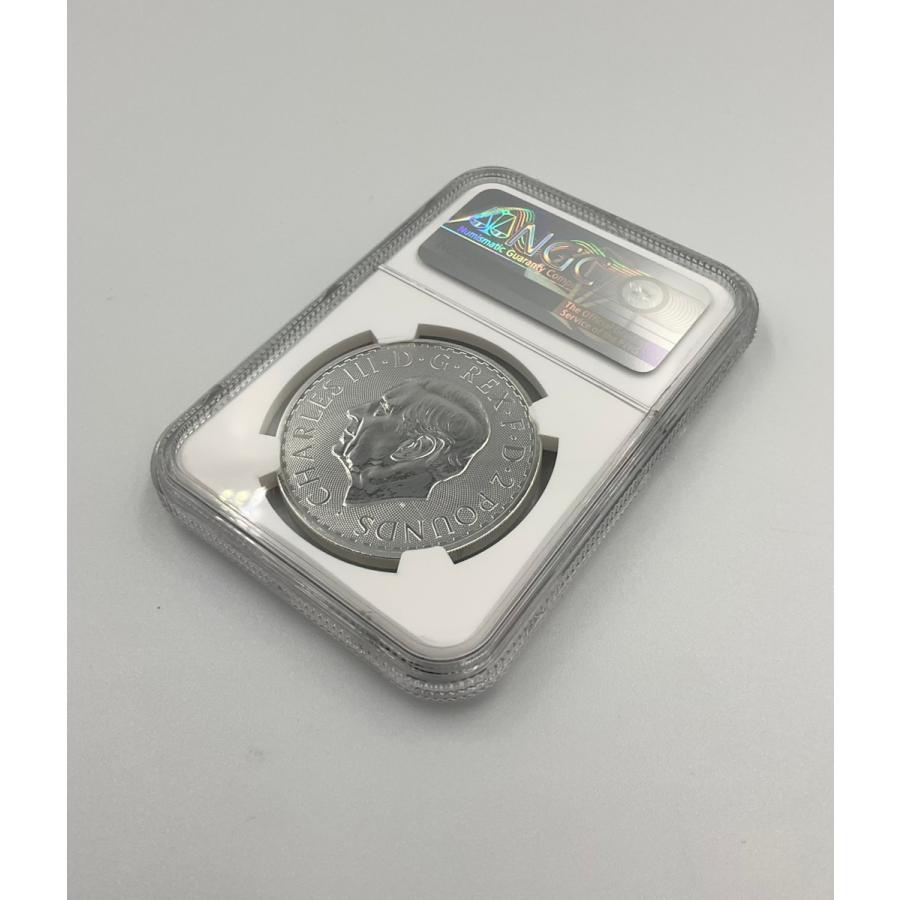2025年 イギリス ブリタニア ロイヤルミント 1oz 2ポンド 銀貨
