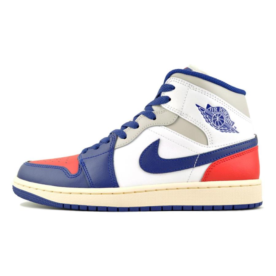 エア ジョーダン 1 NIKE AIR JORDAN MID wht/deep royal blue dq8426