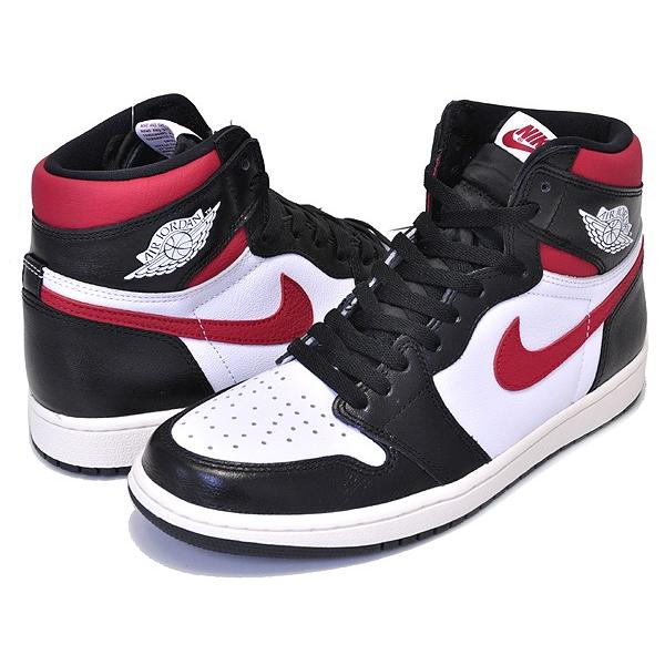 Jordan NIKE AIR JORDAN 1 RETRO HI OG black/gym red-white-sail