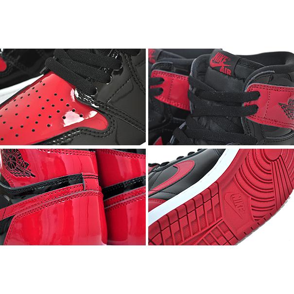エア ジョーダン 1 NIKE AIR JORDAN RETRO HI OG PATENT BRED black