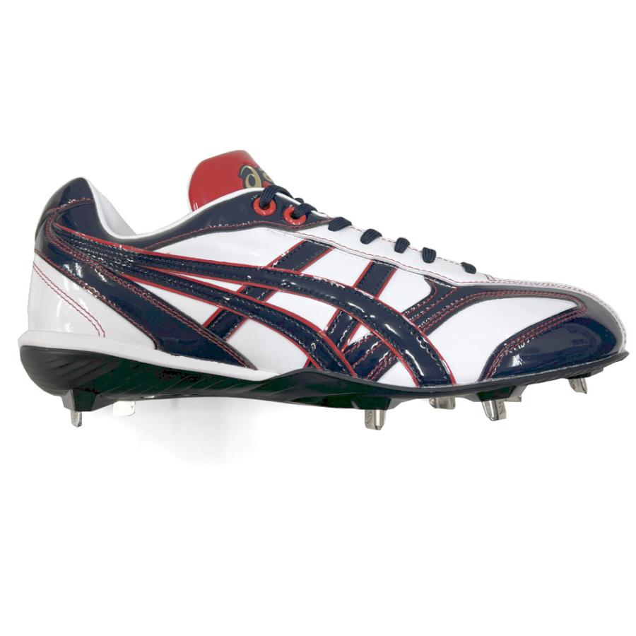 ASICS（アシックス） 【サイズ交換送料無料】ホワイト×ネイビー 野球