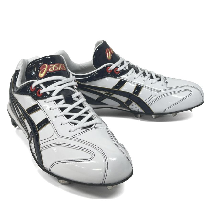 ASICS（アシックス） 【サイズ交換送料無料】ホワイト×ネイビー 野球