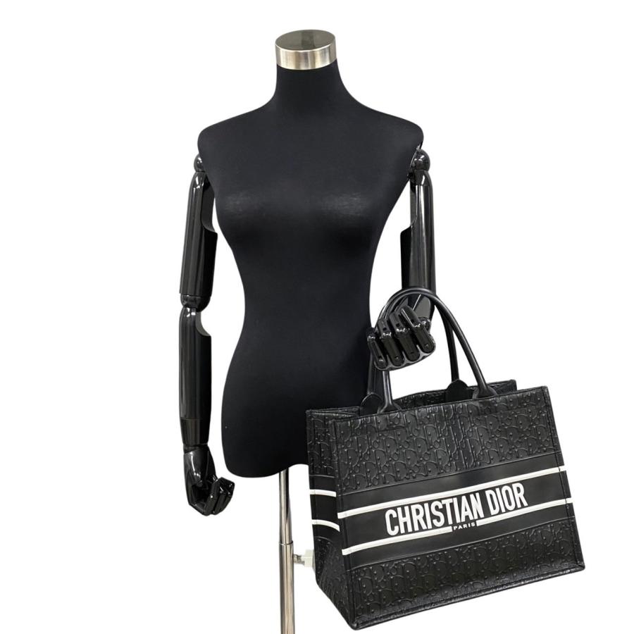 極 美品 Christian Dior ディオール オブリーク ブックトート
