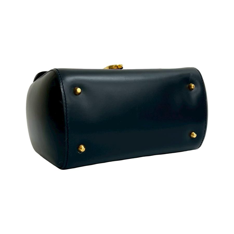 LOEWE（ロエベ） 極 美品 袋付き ヴィンテージ アナグラム ロゴ カーフ