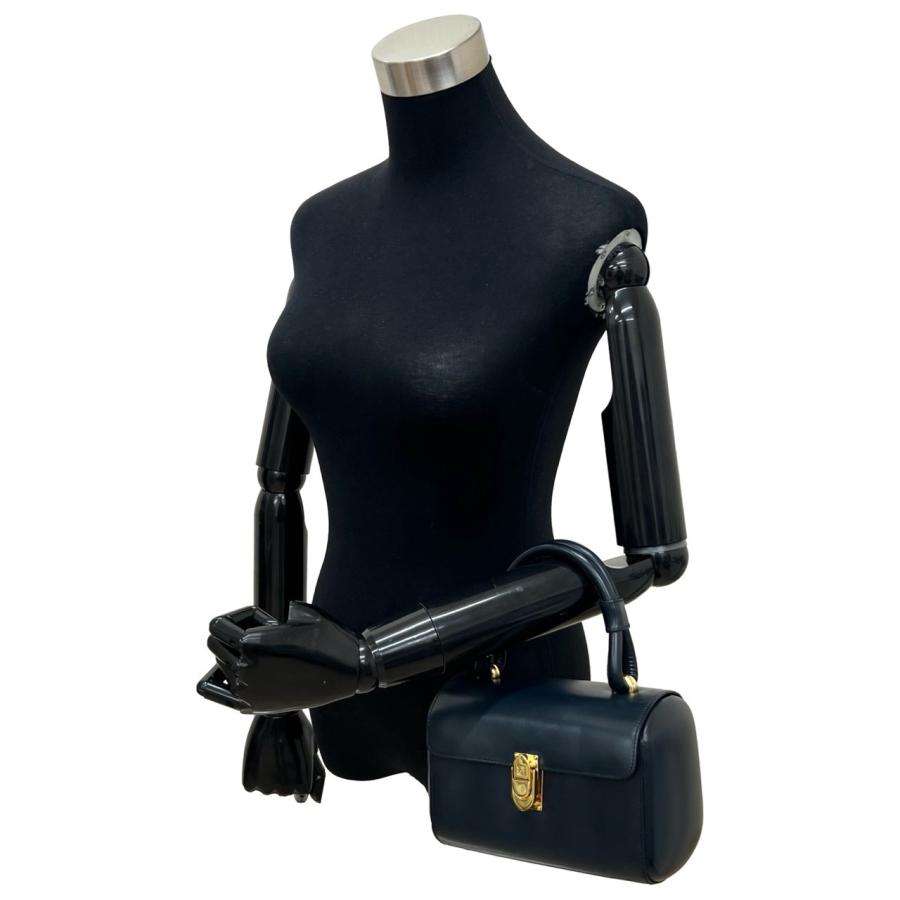 LOEWE（ロエベ） 極 美品 袋付き ヴィンテージ アナグラム ロゴ カーフ