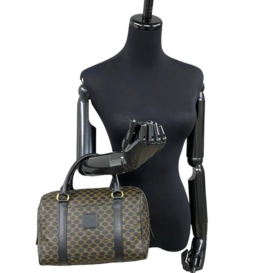 CELINE（セリーヌ） 極 美品 ヴィンテージ マカダム ブラゾン 柄 ロゴ