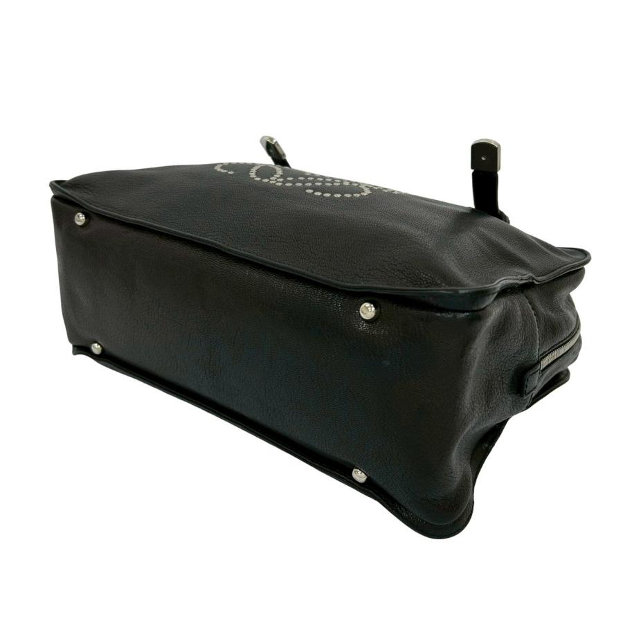 LOEWE（ロエベ） 極 美品 袋付き アナグラム ロゴ スタッズ レザー 本