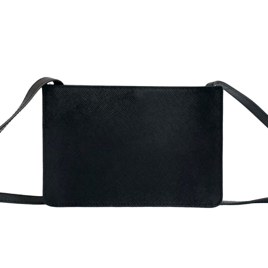 PRADA（プラダ） 極 美品 希少品 ロゴ 金具 サフィアーノ レザー 本革