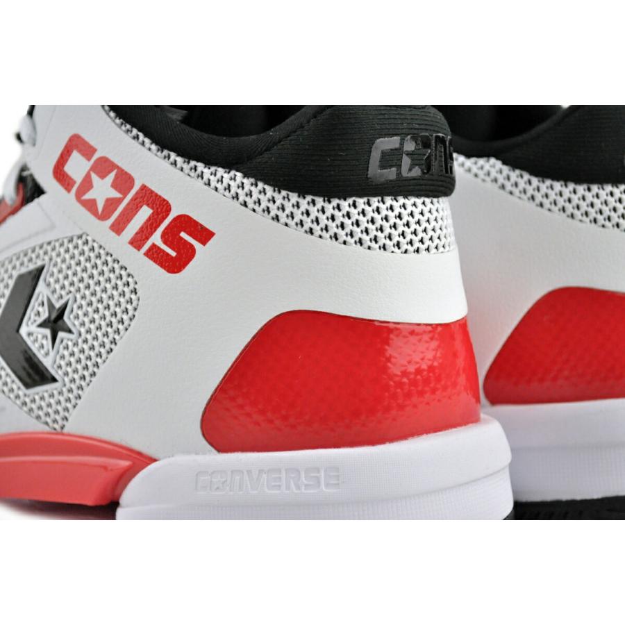 CONVERSE（コンバース） アクセレレーター ミッド ホワイト レッド