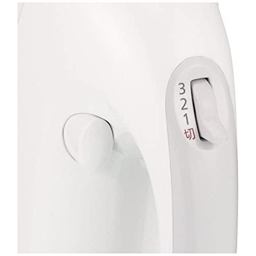 パナソニック ハンドミキサー 泡立て器 速度3段切り替え機能 ホワイト