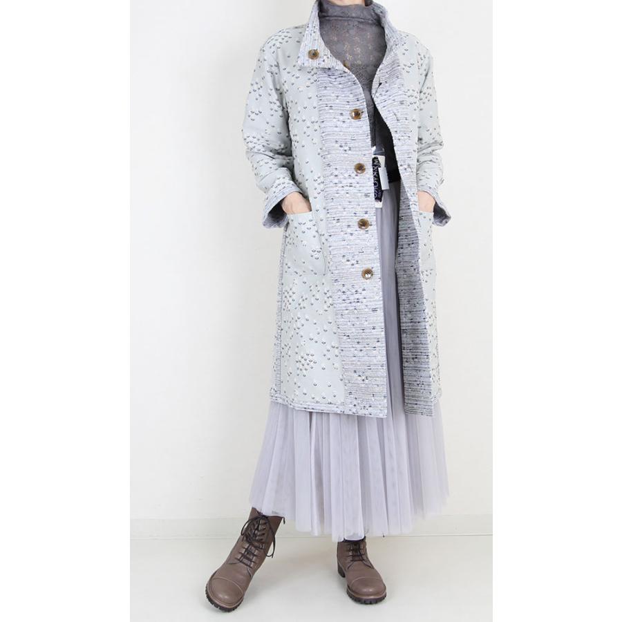 M.&KYOKO（エムアンドキョウコ） 佐藤繊維 M&KYOKO グレー刺繍