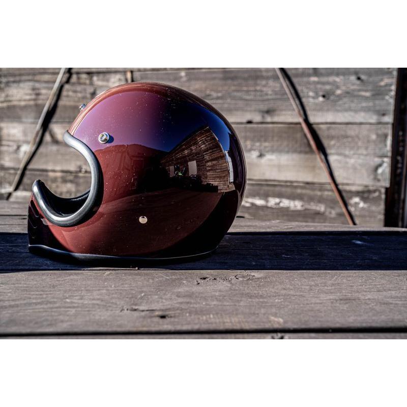 オーシャンビートル BEETLE MTX MOTO STYLE HELMET マルーン