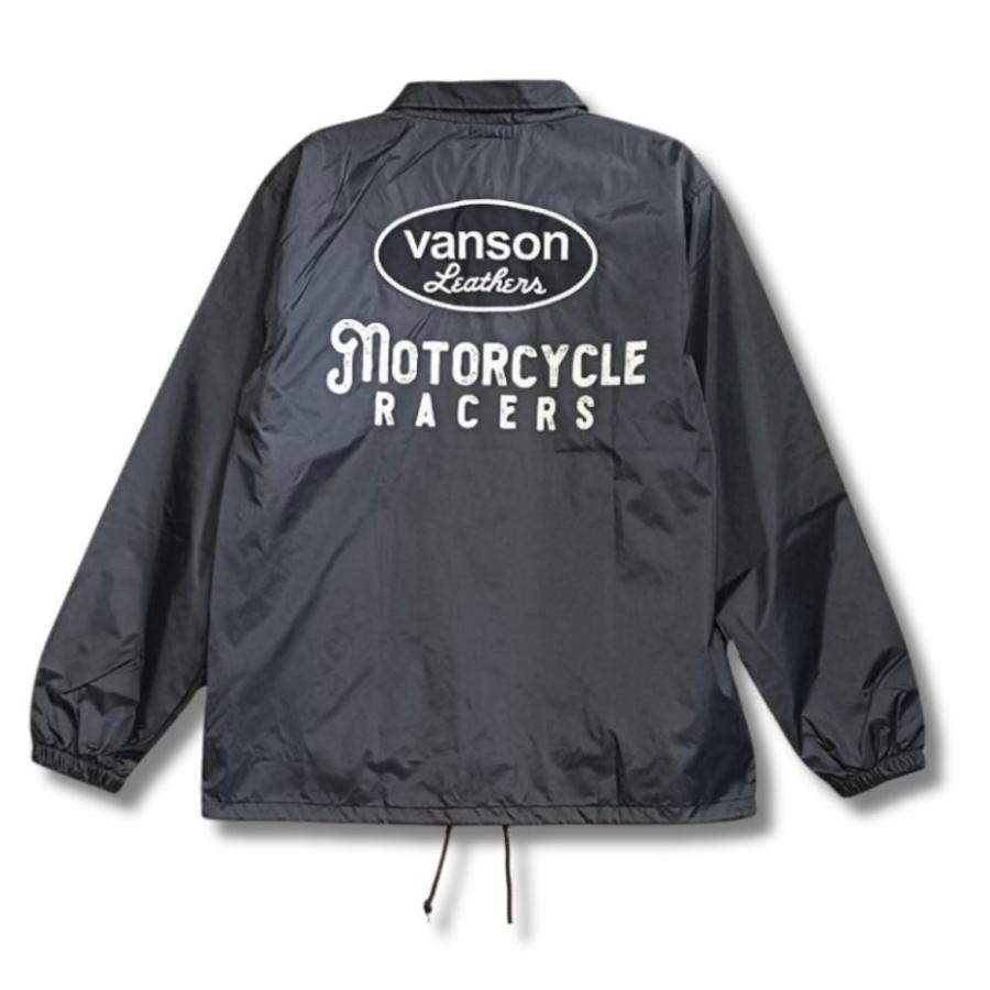 VANSON バンソン モーターサイクルコーチジャケット MOTORCYCLE COACH