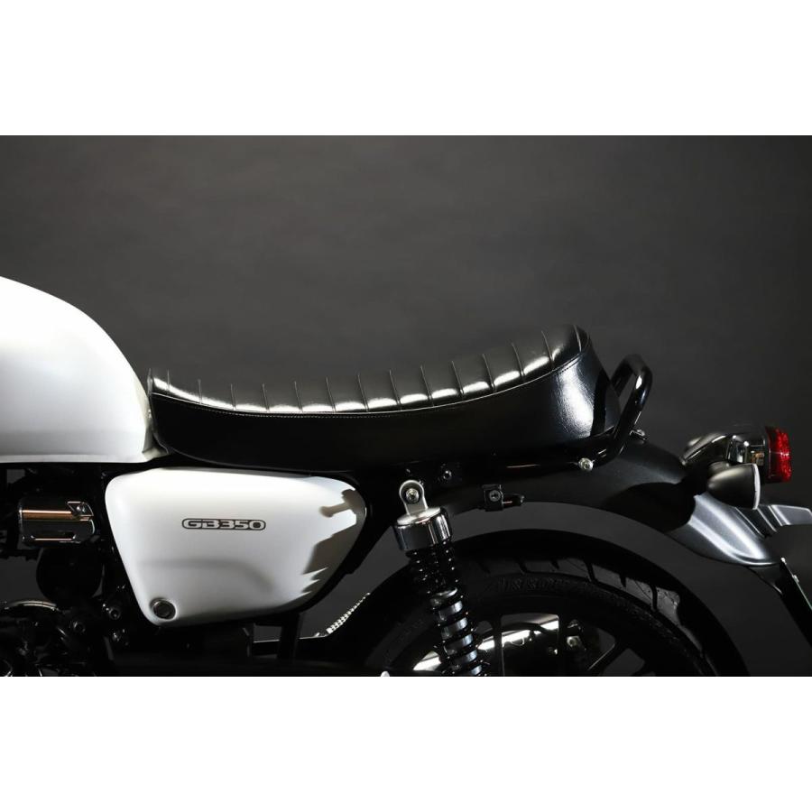 ホンダ GB350 シート タックロール ブラック 