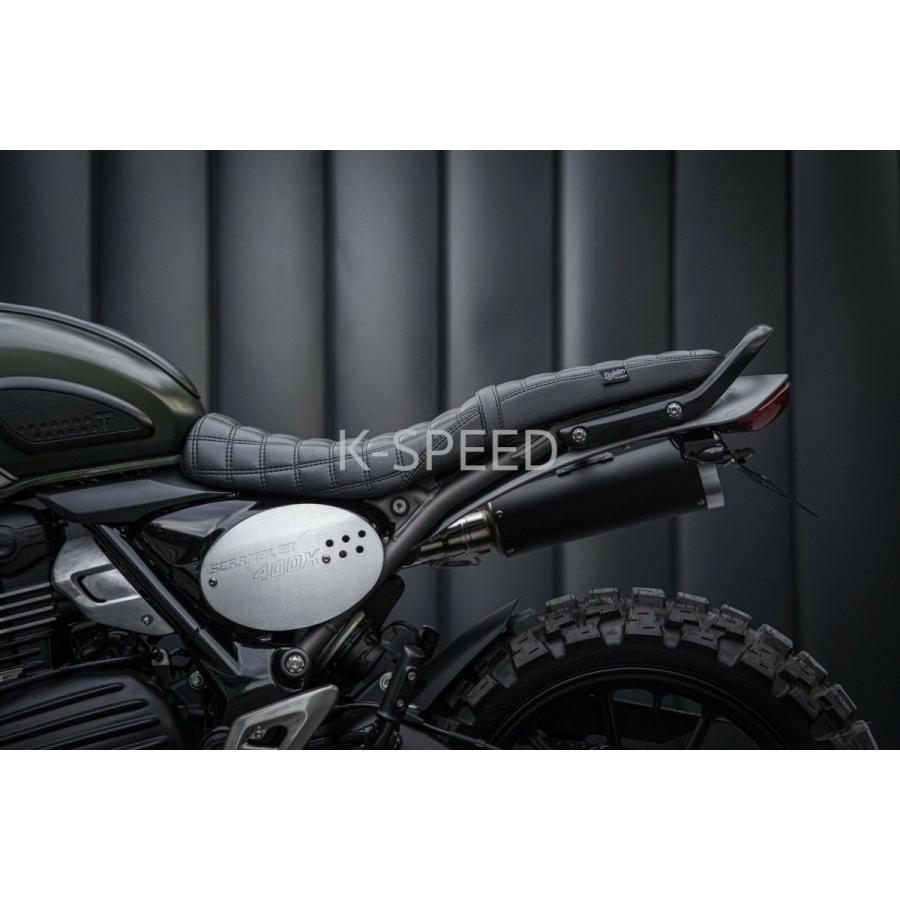 トライアンフ スクランブラー400X シート Diabolus スクエアパターン