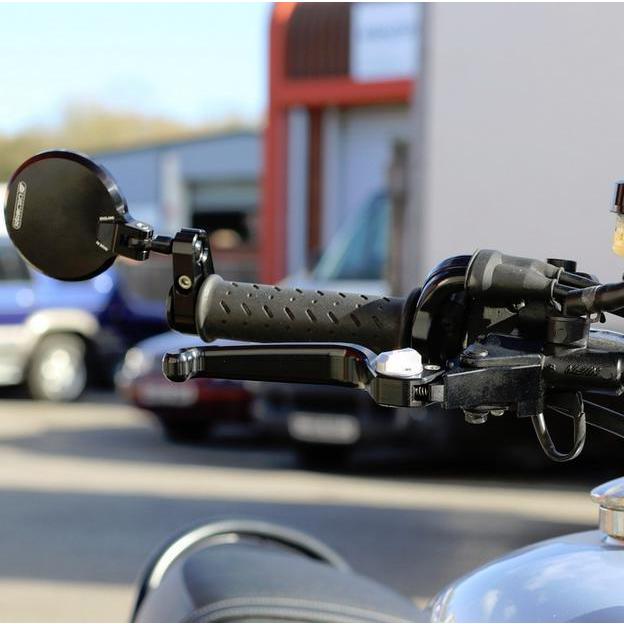 BMW RnineT R18 S1000RR S1000R バーエンドミラー Folding シルバー