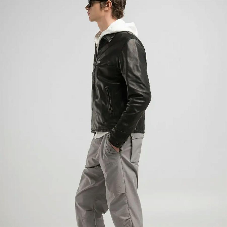 REPLAY（リプレイ） ワックスレザージャケット バイク ウェア アウター