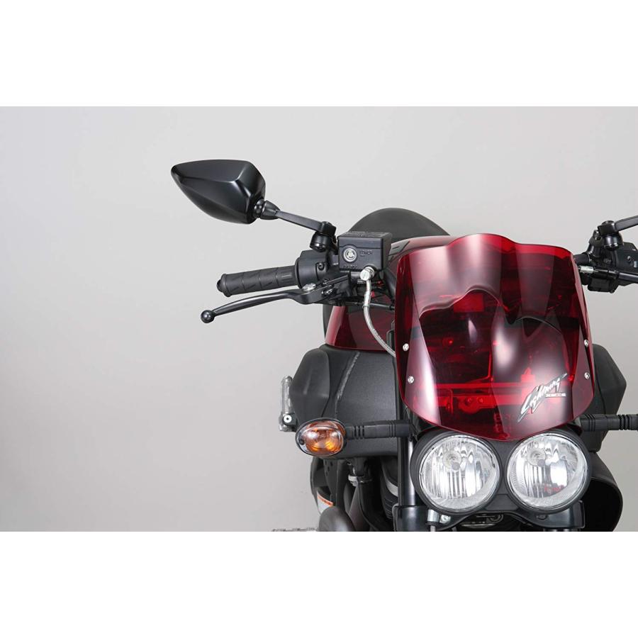 TANAX（タナックス） バイクミラー ナポレオン シャークミラー アルミ