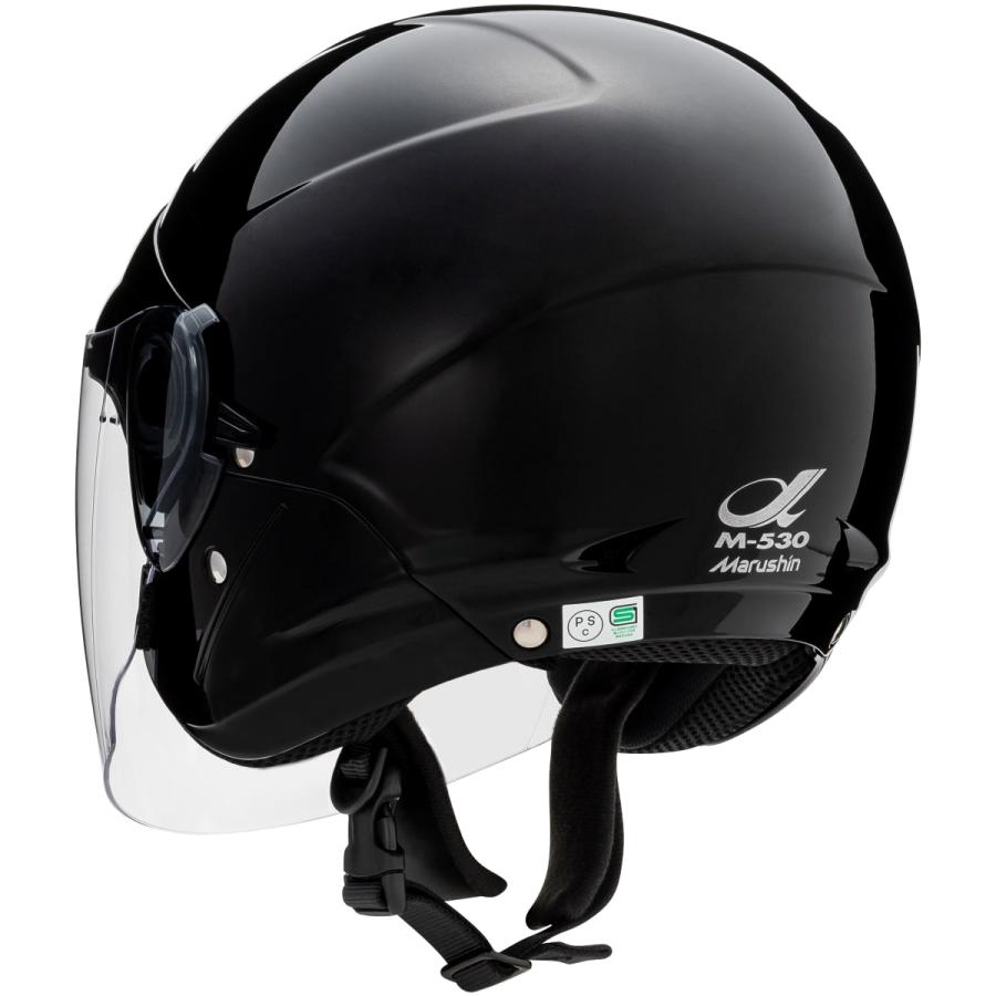 マルシン Marushin バイク ヘルメット インナーバイザー付き セミ