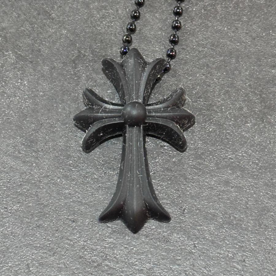 未使用 CHROME HEARTS 2025年 CHクロス ラバーネックレス シリコン