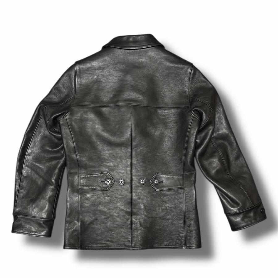 At Last ＆ Co ホースハイド シングル カーコート レザージャケット 革