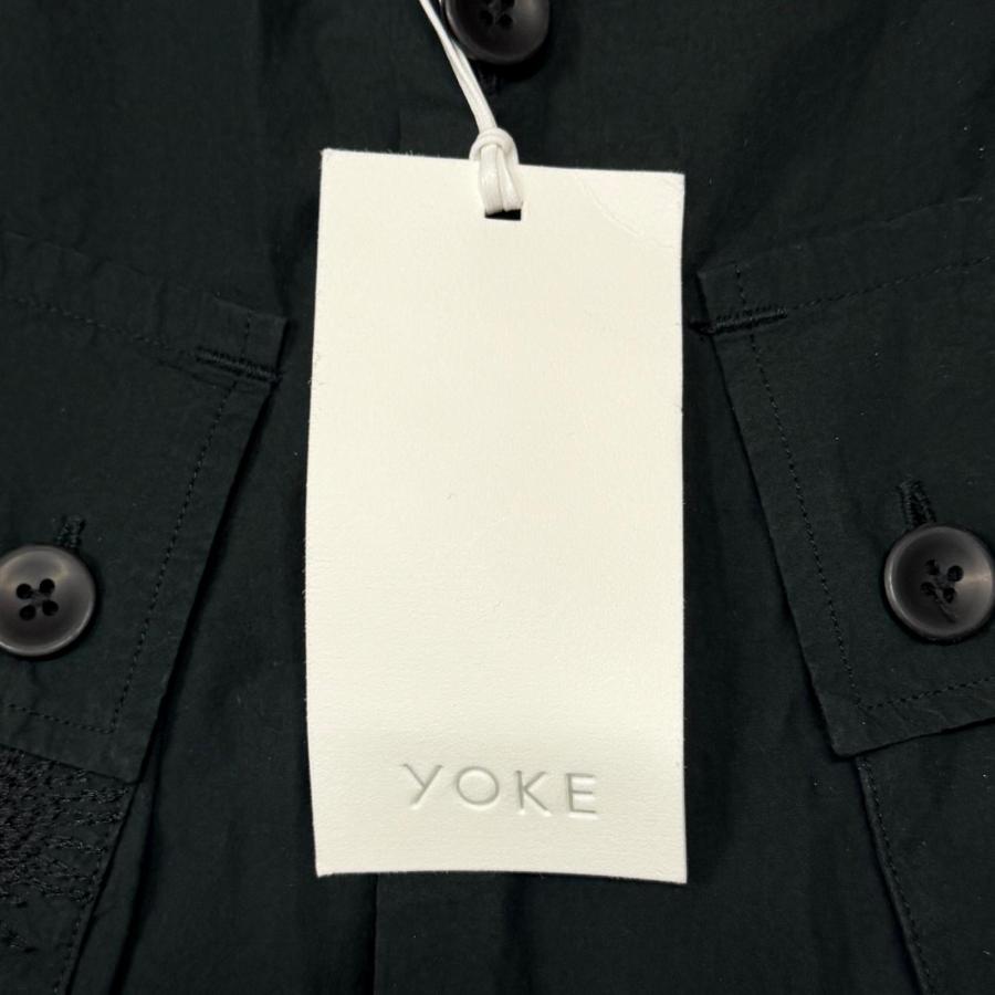 参考上代52,800円 未使用 YOKE 25SS EMBROIDERY UTILITY SHIRT