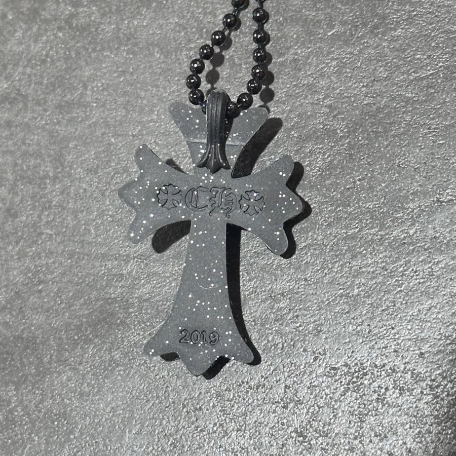 CHROME HEARTS Rubber Small CH Cross Silicon Necklace ラメラバー