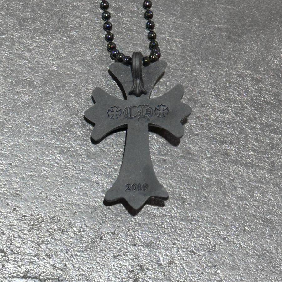 未使用 CHROME HEARTS ラバーネックレス シリコン クロス ネックレス