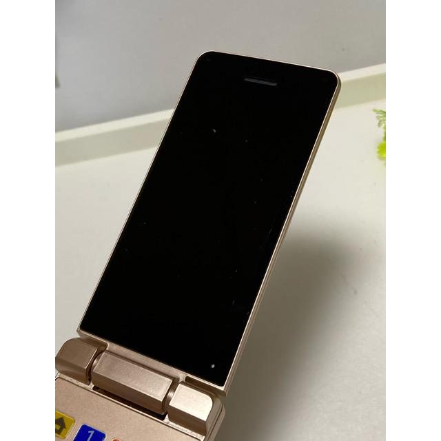 SHARP（シャープ） SIMフリー SoftBank かんたん携帯11 ゴールド