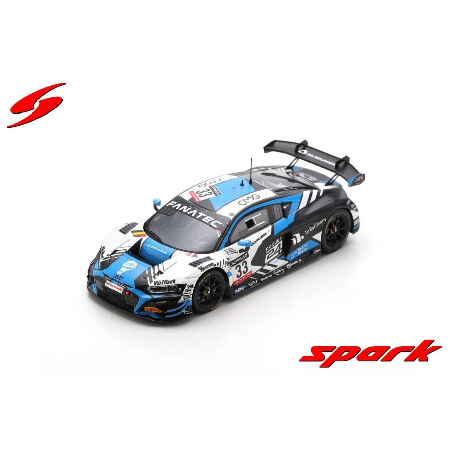 スパークモデル Spark 1/43 (SB515) Audi R8 LMS GT3 #33 Team WRT 2nd