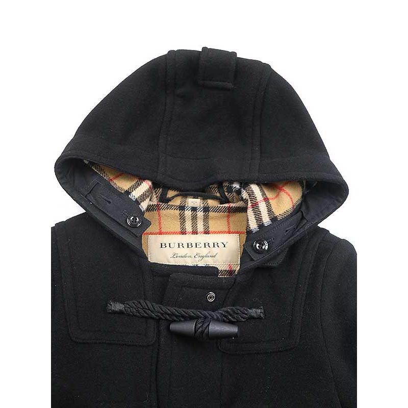 BURBERRY（バーバリー） バージンウールダッフルコート ブラック 34