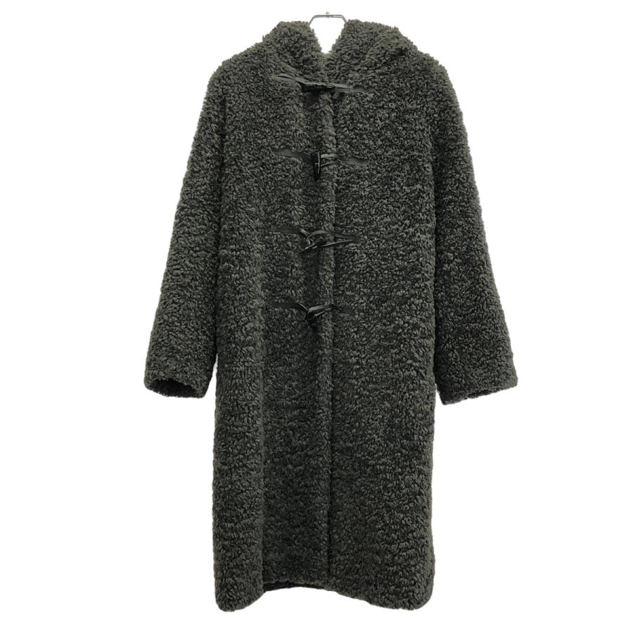 three dots（スリー ドッツ） Poodle boa daffle coat プードルボア