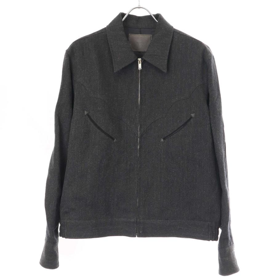 The Letters（レターズ） 23AW WESTERN CUT OUT ZIP JACKET ウール