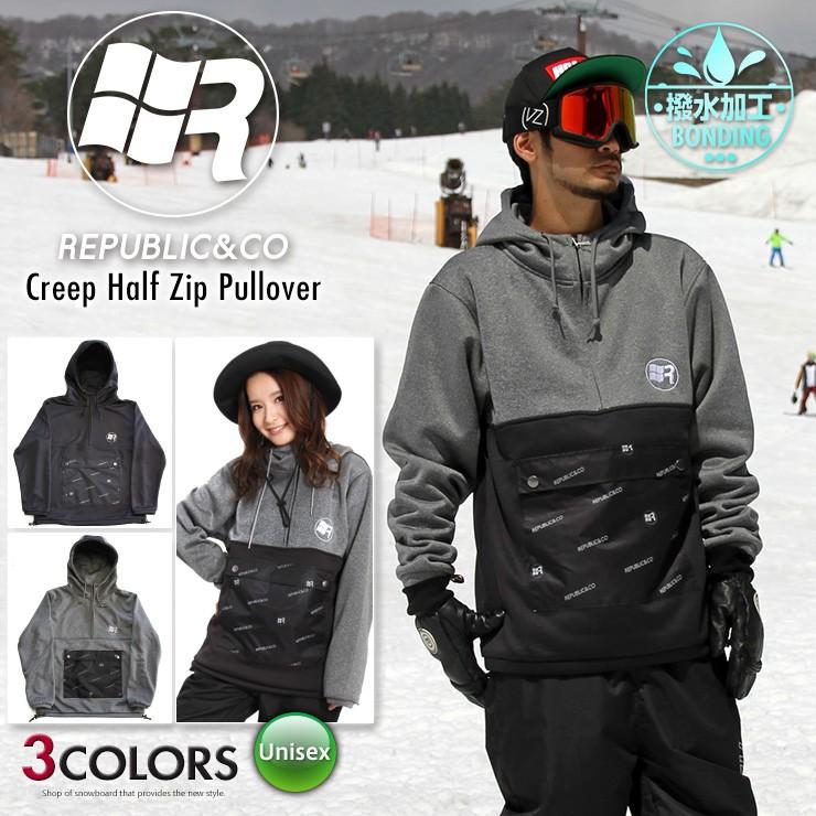 REPUBLIC リパブリック CREEP HALF ZIP PULLOVER プルオーバー 19-20