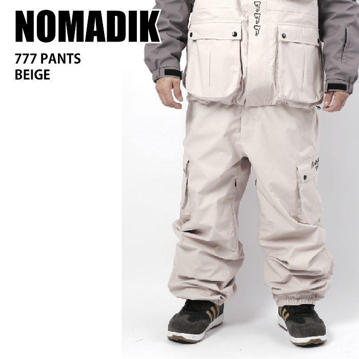 NOMADIK ノマディック 777 PNT BEIGE 24-25 ウエア メンズ パンツ