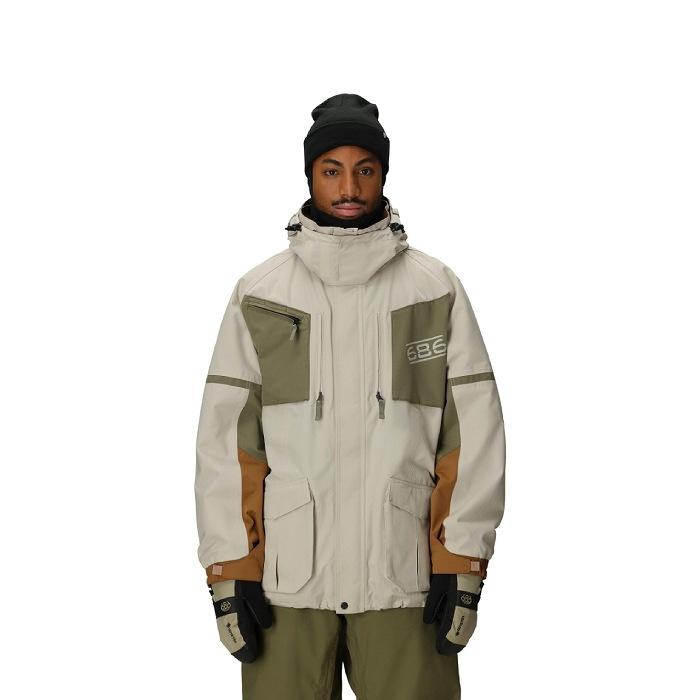 686 シックスエイトシックス M2W133 2001 TRANSFER JACKET LIMESTONE