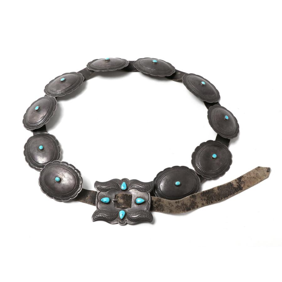 NAVAJO（ナバホ） 1940's NAVAJO VINTAGE CONCHO BELT ビンテージ